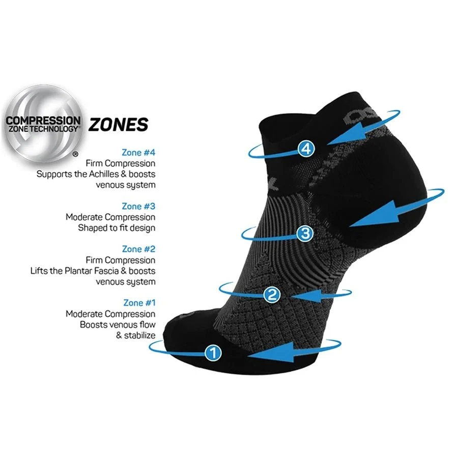OS1st FS4 1/4-Crew Merino Wool Plantar Fasciitis Socks - Image 3