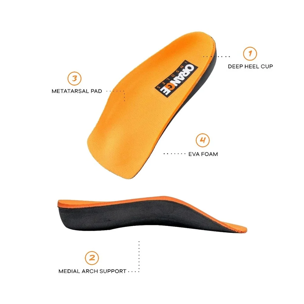 Orange Insoles - 3/4-Length - Image 3