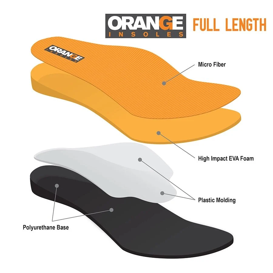 Orange Insoles - Full-Length - Image 4